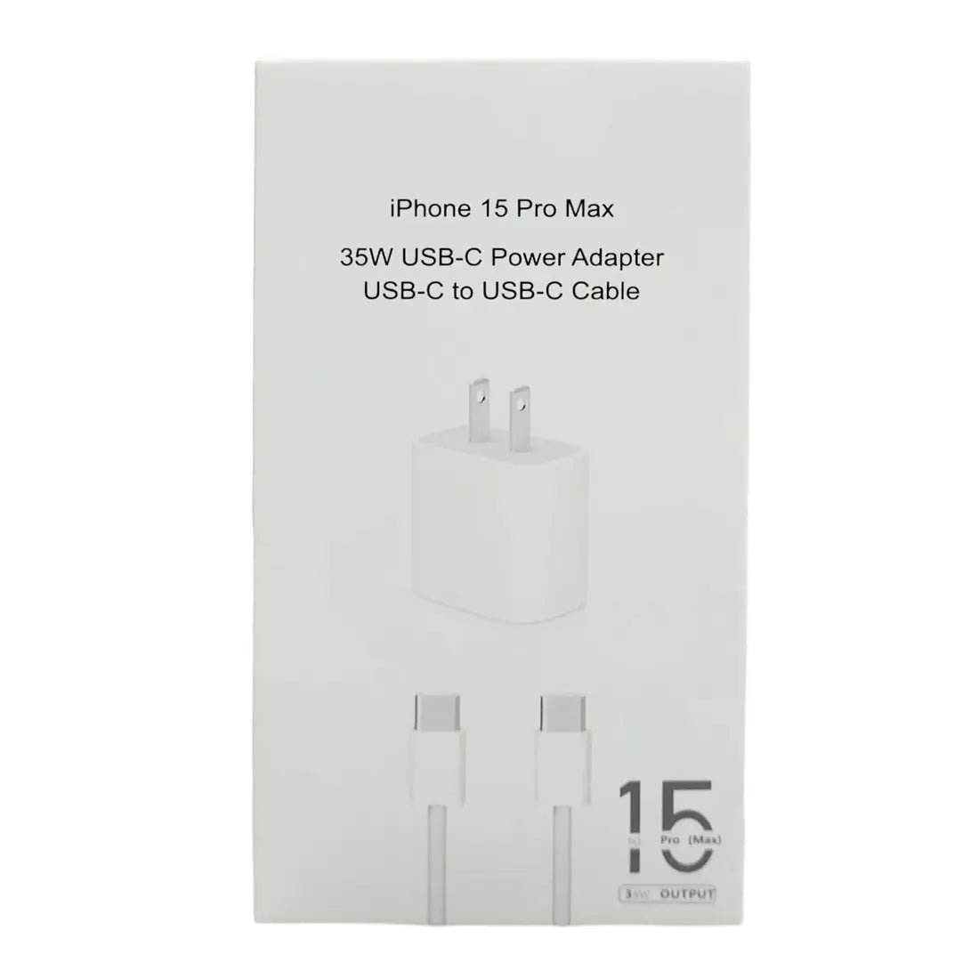 35w usb-c power adapter usb-c to c cable