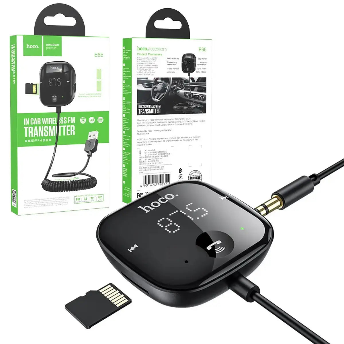 Hoco BT FM transmitter “E65 Unity”
