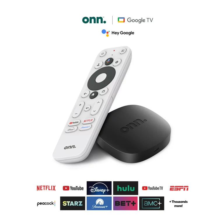 ONN. Google TV 4K Streaming Box