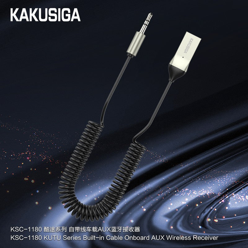 KAKUSIGA KSC 1180 buit-in cable onboard aux wireless receiver