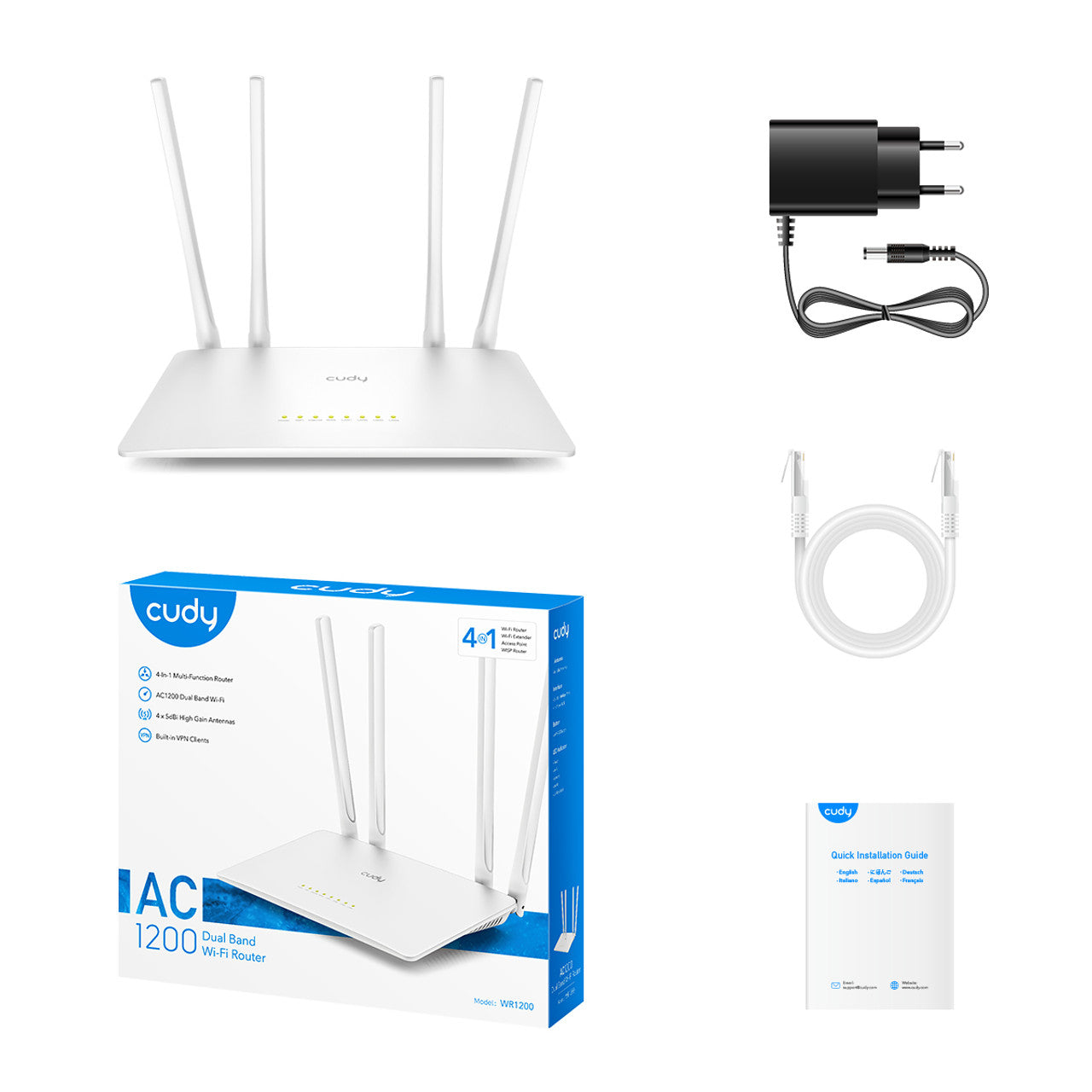 Cudy AC1200 Dual Band Wi-Fi Router