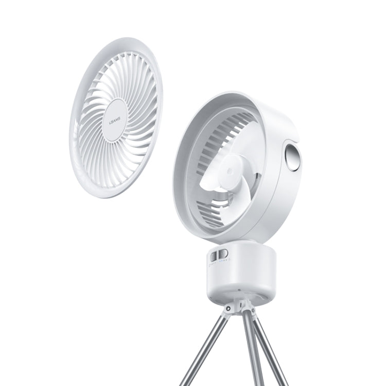 USAMS US-ZB258 Multi-Functional Outdoor Fan with Adjustable Light and Silent Oscillation