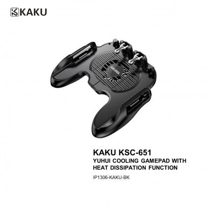 Kakusiga  KSC-651 YUHUI COOLING GAMEPAD WITH HEAT DISSIPATION FUNCTION BLACK