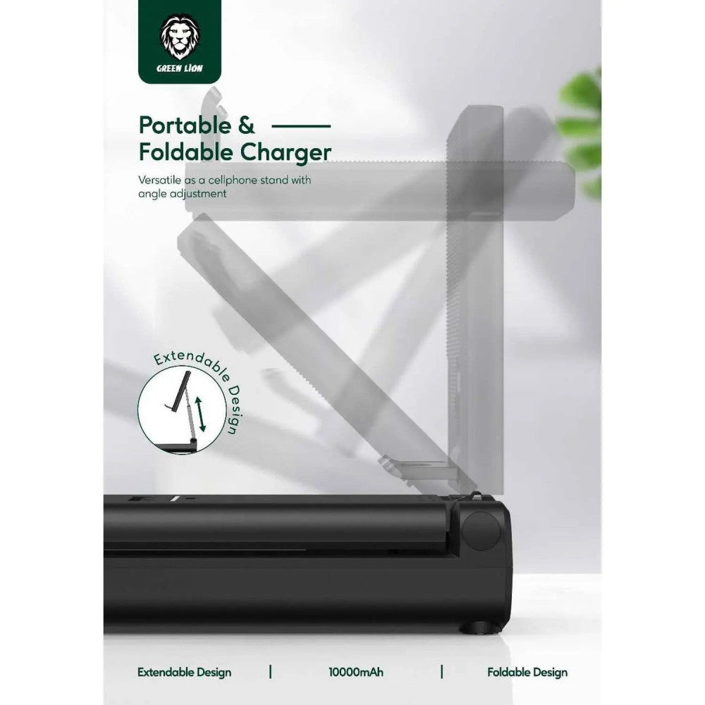 Green Lion Powerbank And Foldable Mobile Stand