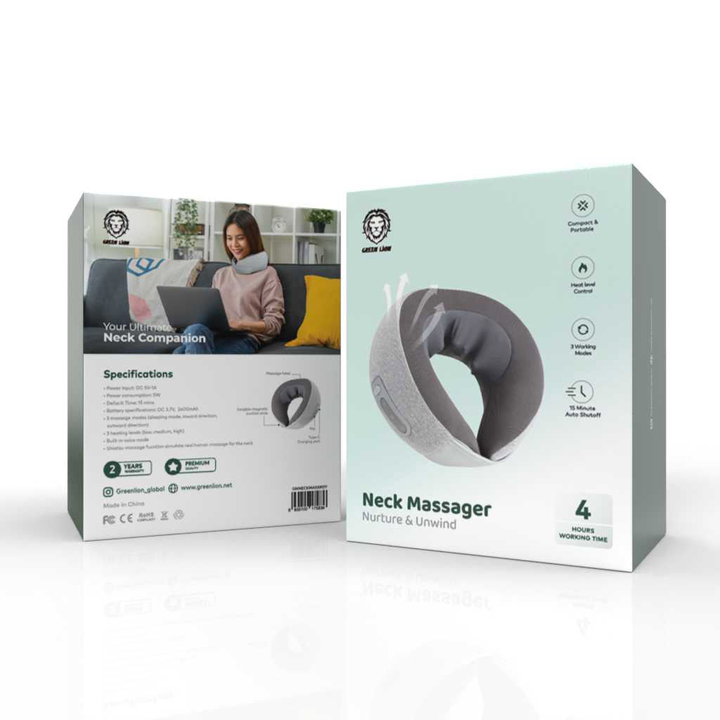 Green Lion Neck Massager 5W - Grey