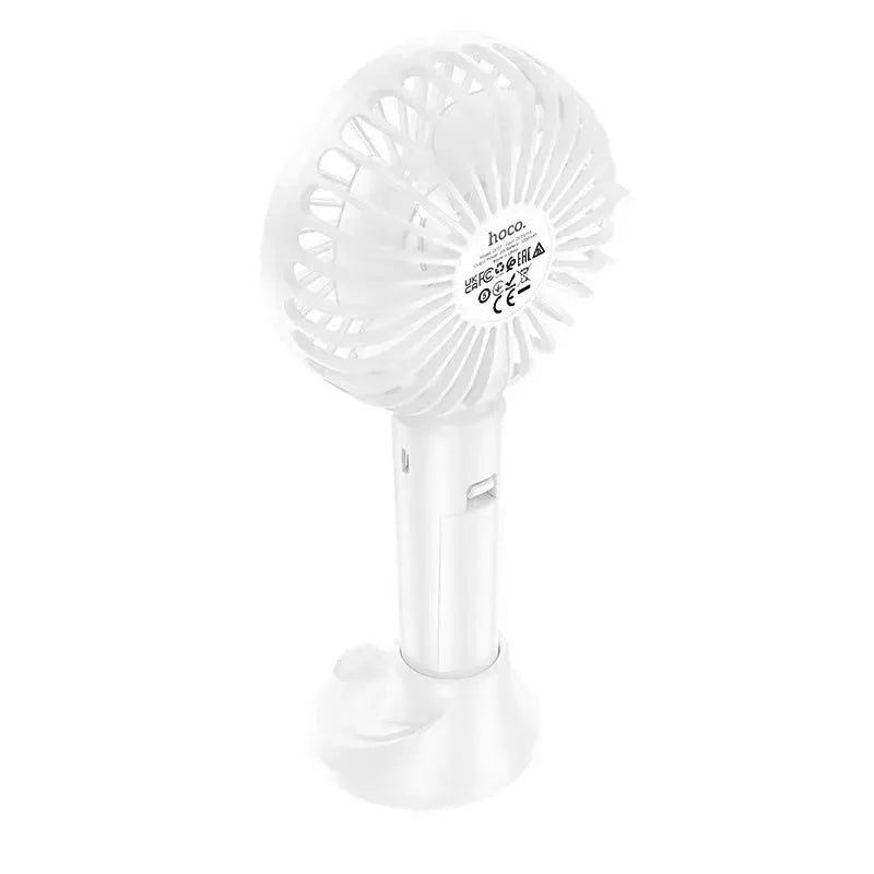 Hoco Df07 Mini Handheld Fan With Phone Holder