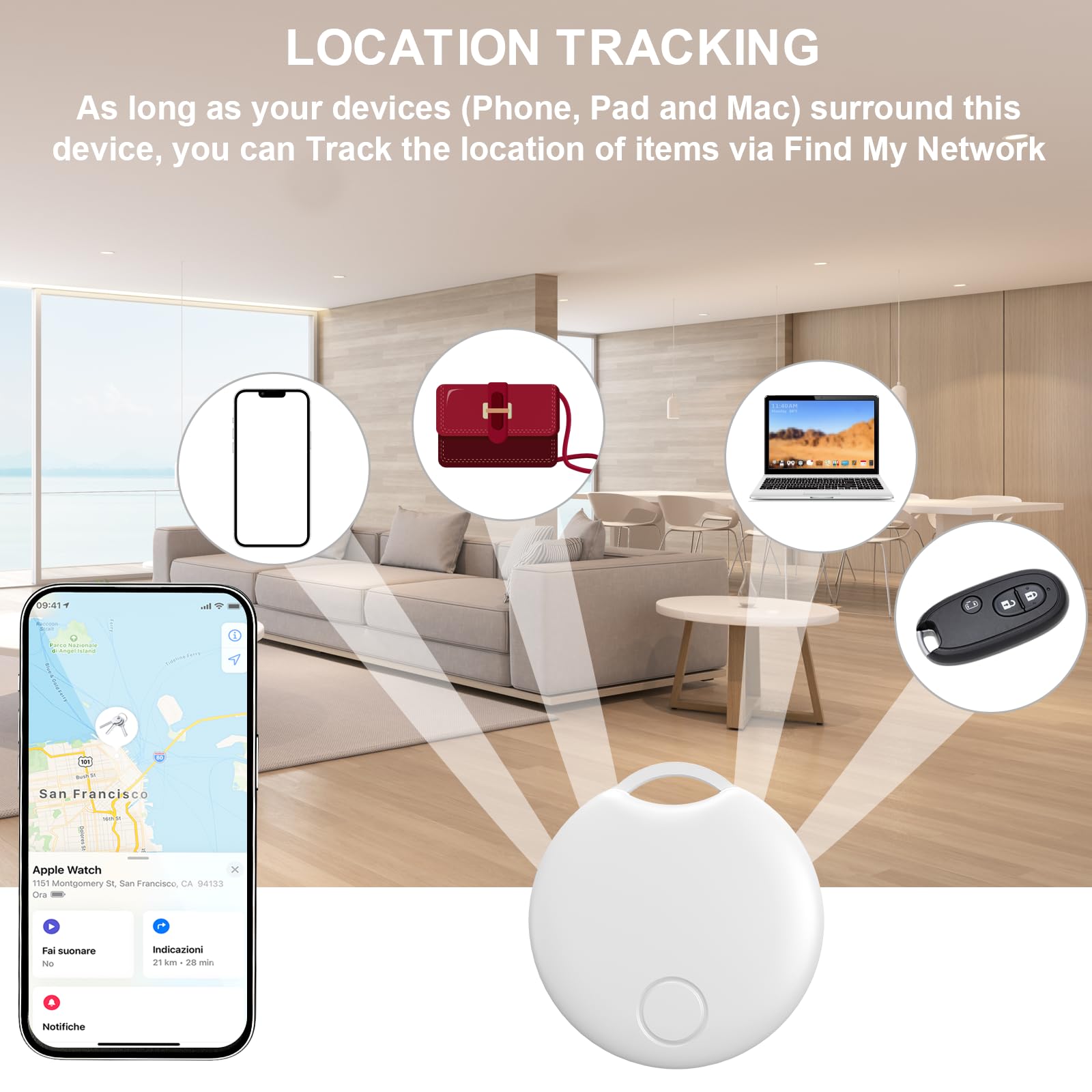 XO LP01 Smart Wireless Anti-Lost Device - Locator