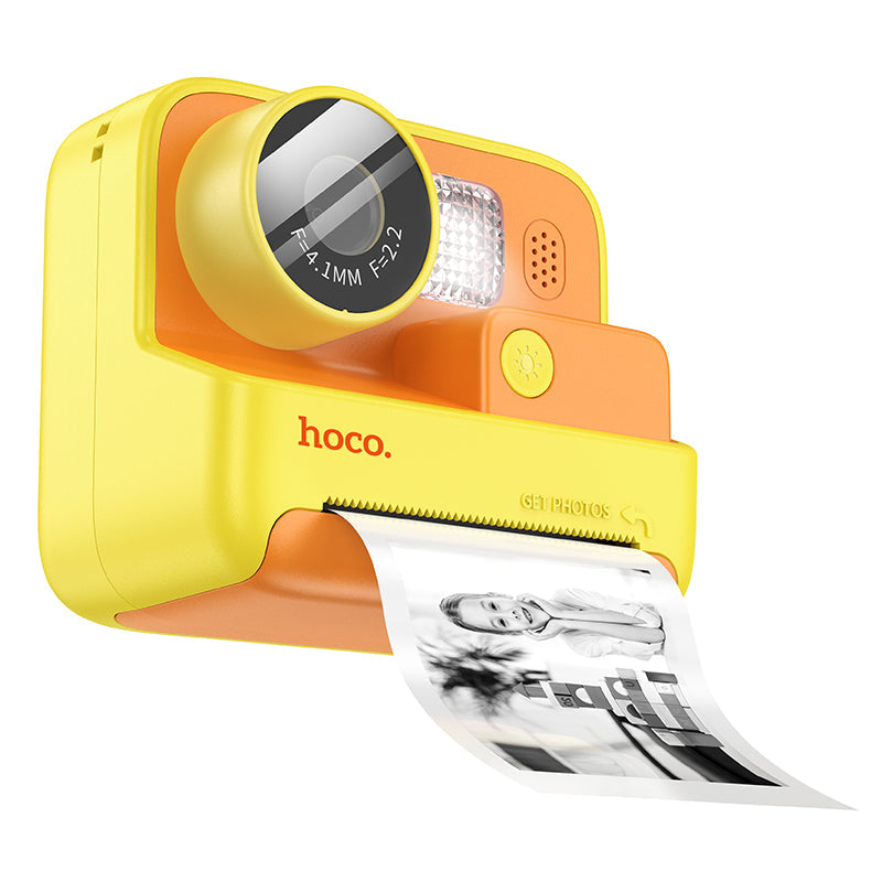 Hoco DV200 Dual Lens Children Printing Camera (Pink, Orange Color)