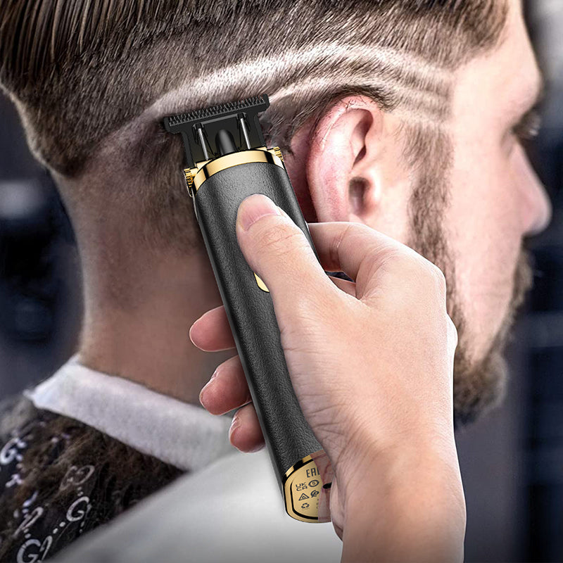 Hoco Retro Engraving Electric Hair Clipper - Black | HP22