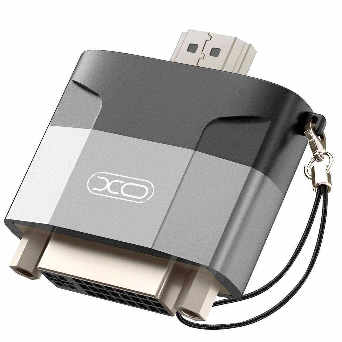 XO GB013 DVI To HDMI Adapter Gray