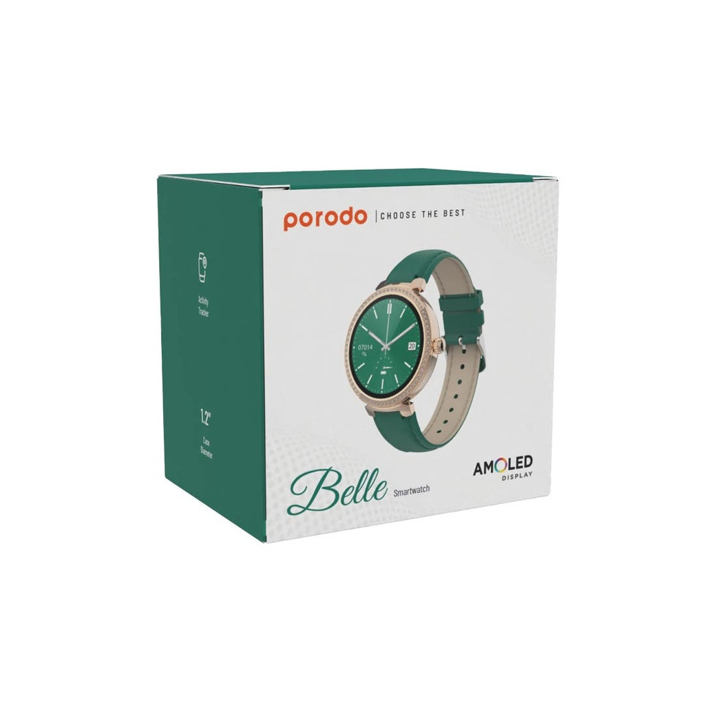 Porodo Belle Smart Watch AMOLED Display