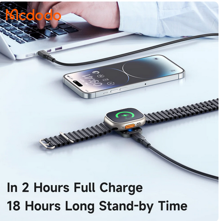 Mcdodo 206 Portable Transparent Wireless Charger for Apple Watch