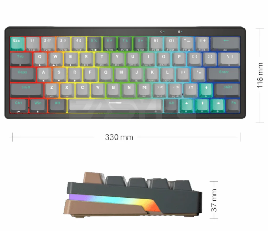 FANTECH gaming keyboard ATOM PRO96 Stellar Edition