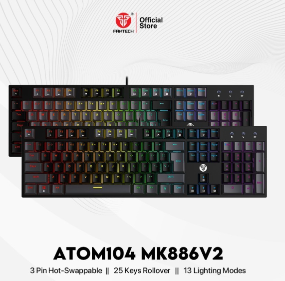 FANTECH ATOM104 MK886V2 Mechanical Keyboard