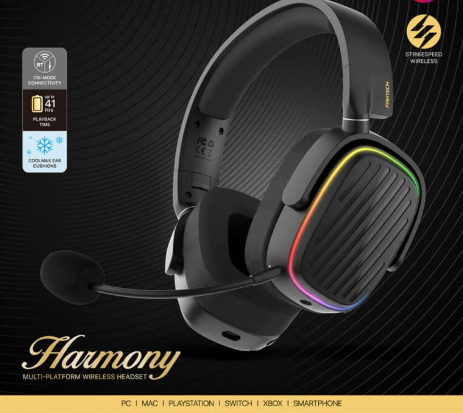 FANTECH HARMONY WHG02 WIRELESS GAMING HEADPHONE