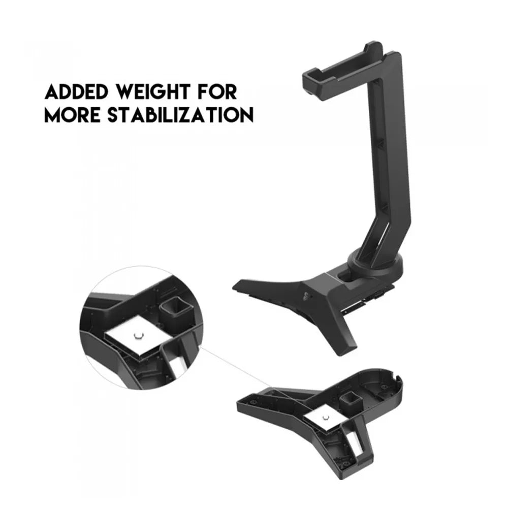 TOWER II AC304 HEADSET STAND BLACK