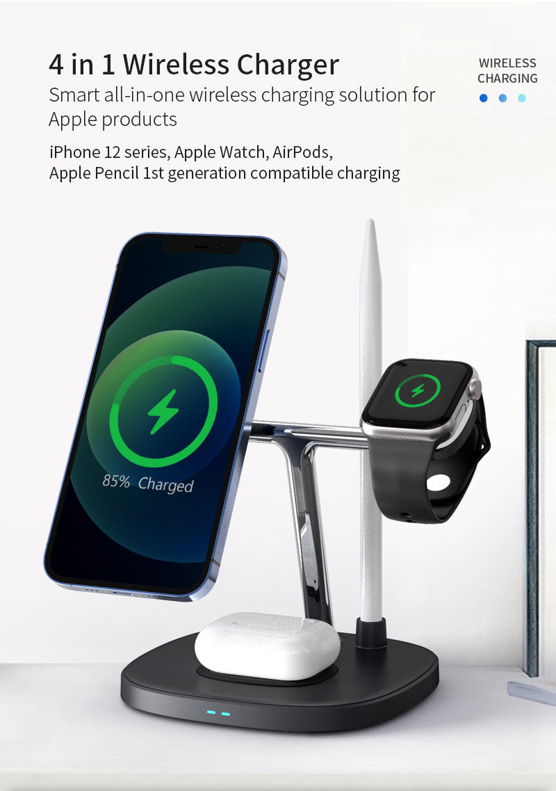 Yesido 15W 4 in 1 Wireless Charger Stand DS12