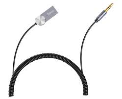 Hoco DUP02  in-car bt audio receiver spring cable