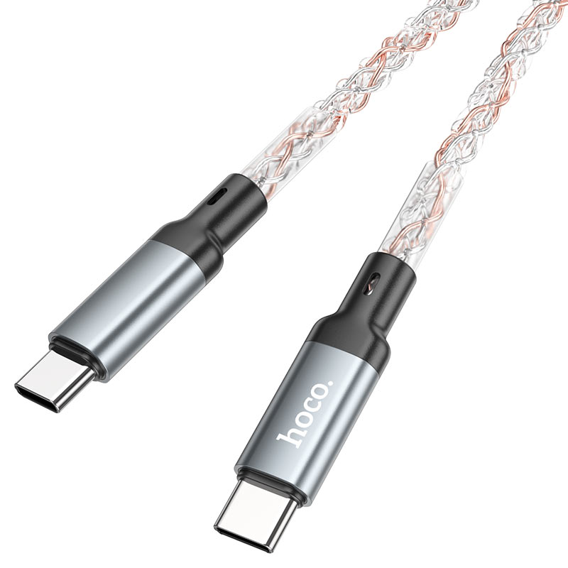 Hoco Cable Type-C to Type-C “U112 Shine” 60W fast charge