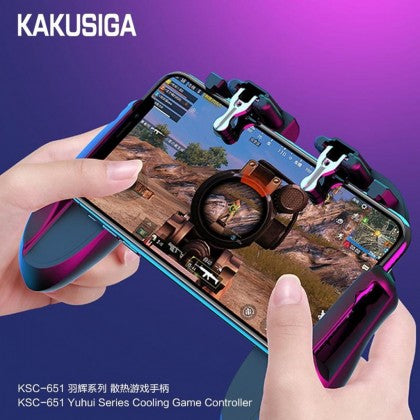 Kakusiga  KSC-651 YUHUI COOLING GAMEPAD WITH HEAT DISSIPATION FUNCTION BLACK