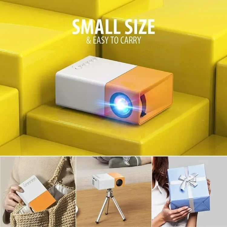 Projectors YG-300 LCD Mini Support 1080P Portable LED Projector Home Cinema