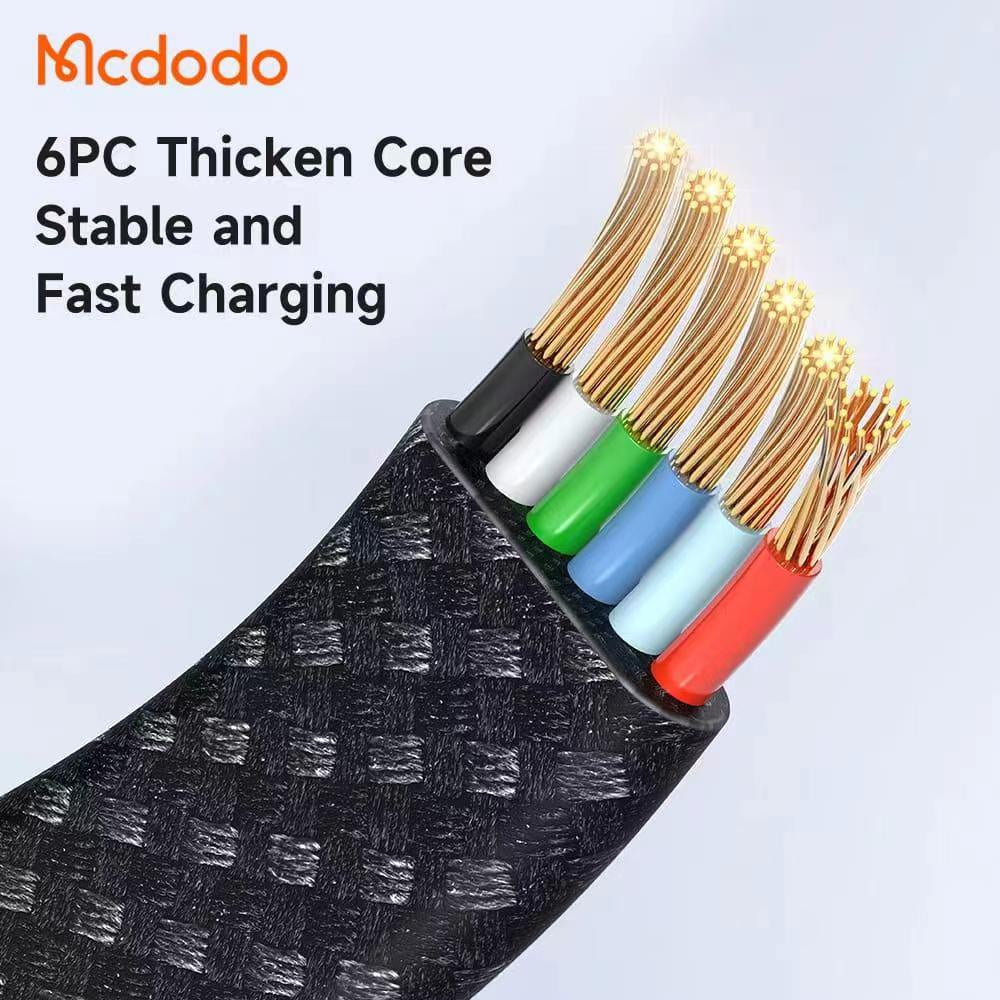 Mcdodo 447 Rhythm Type C to Type C 100W E-mark PD Fast Charging Speed Cable LED Display Charger Cable