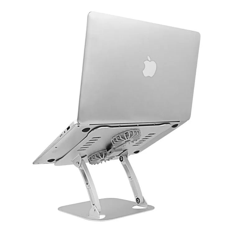 Porodo Adjustable Laptop Stand With Cooling Fan Grey