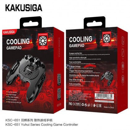 Kakusiga  KSC-651 YUHUI COOLING GAMEPAD WITH HEAT DISSIPATION FUNCTION BLACK